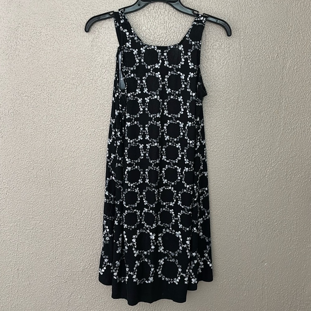 Women’s Soft Floral Cato Dress, Black, Small